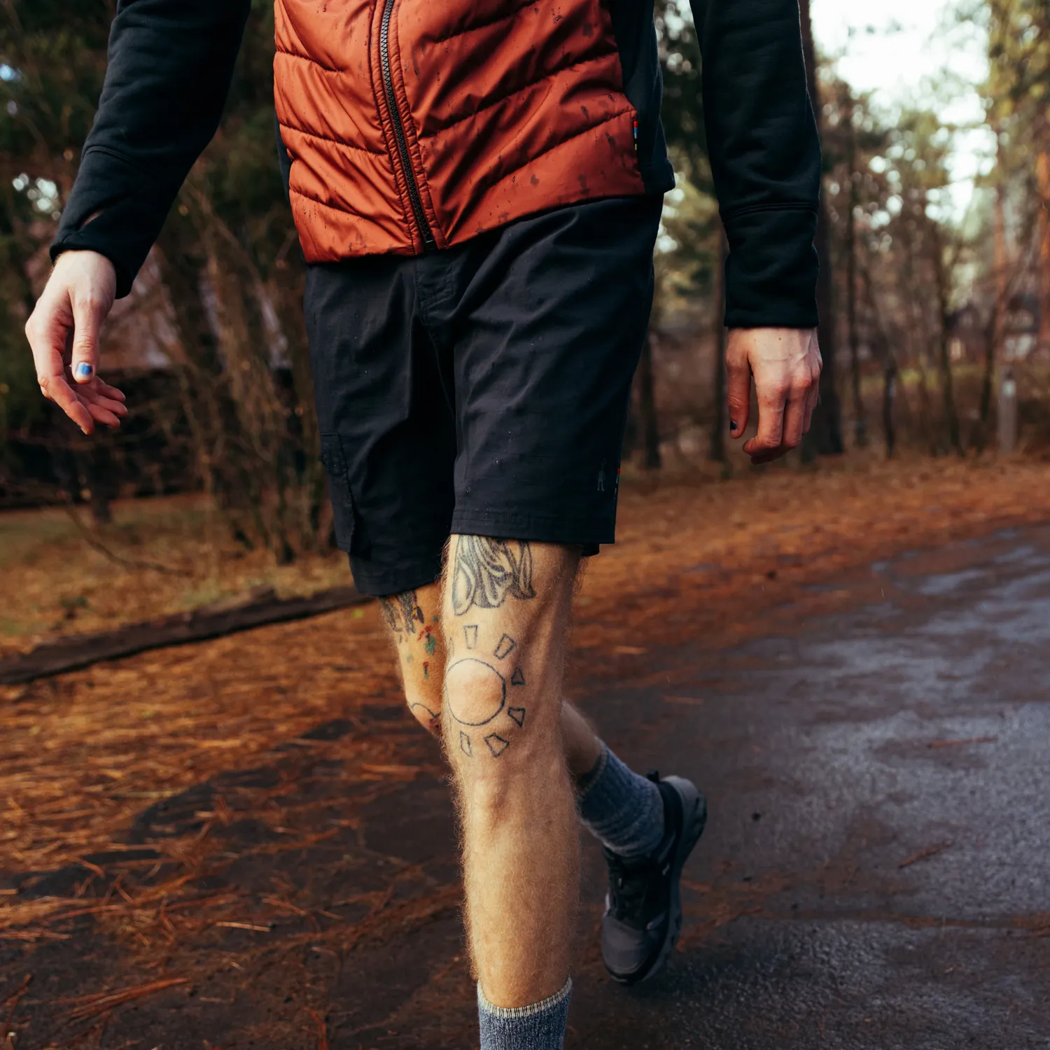 Smartwool Merino 7 Cargo Hike shorts Black herre
