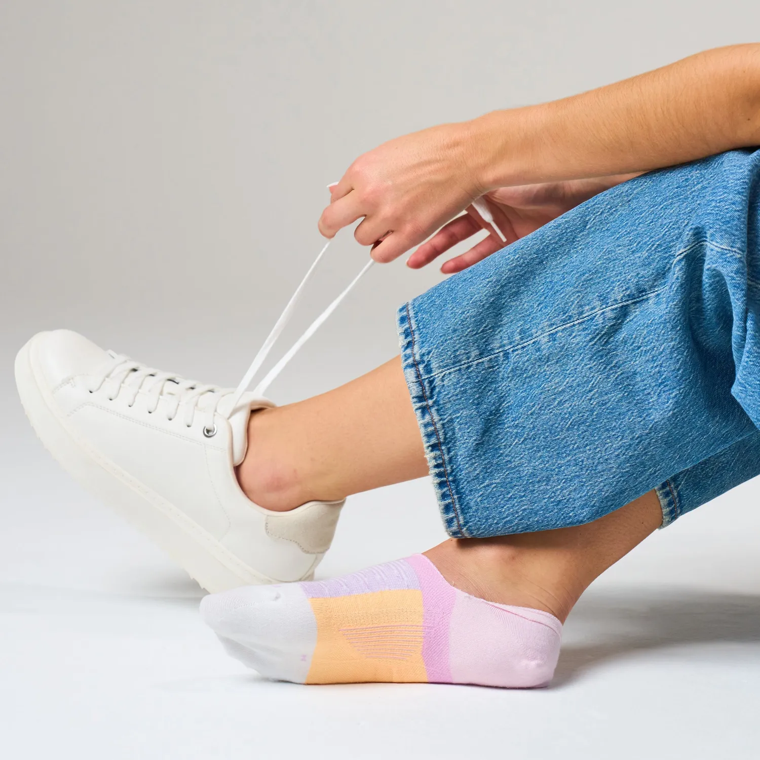 Feetures Everyday Ultra Light Invisible sokker 6-pk White usynlige