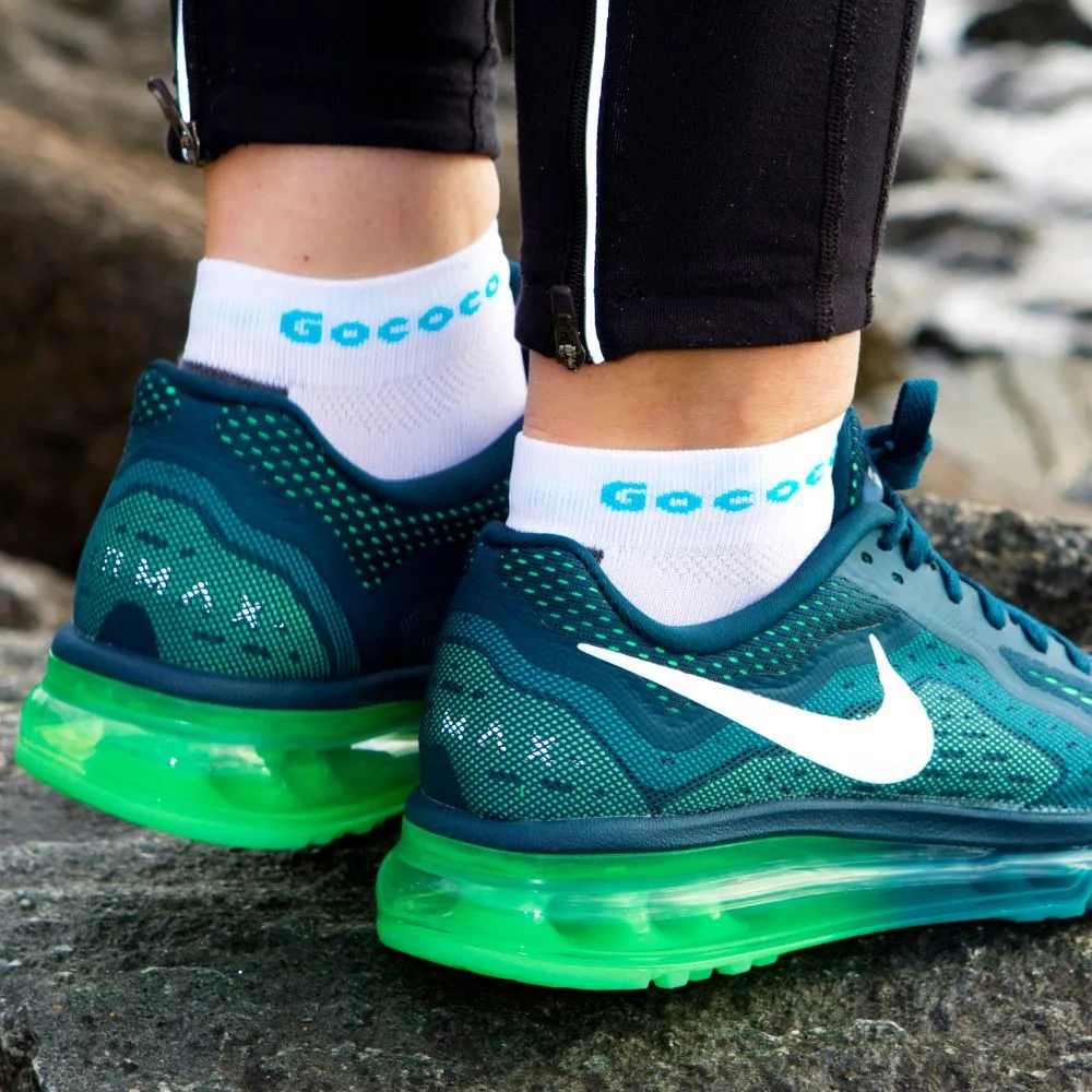 Gococo Light Sport løpesokker hvit tynn