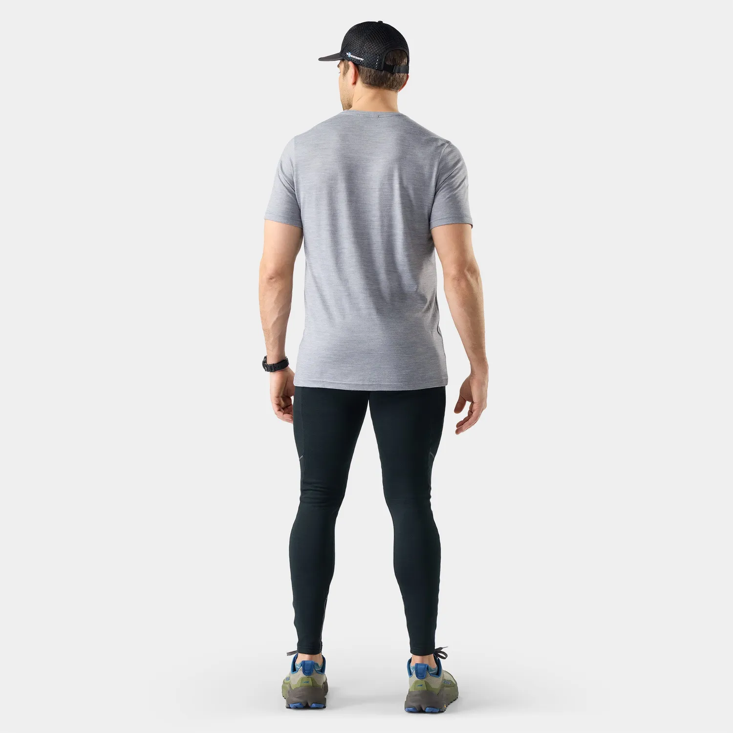Smartwool Moose Mode t-skjorte lysegrå merino