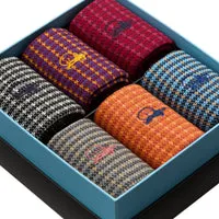 London Sock Company Shaken & Stirred sokker 6-par houndstooth