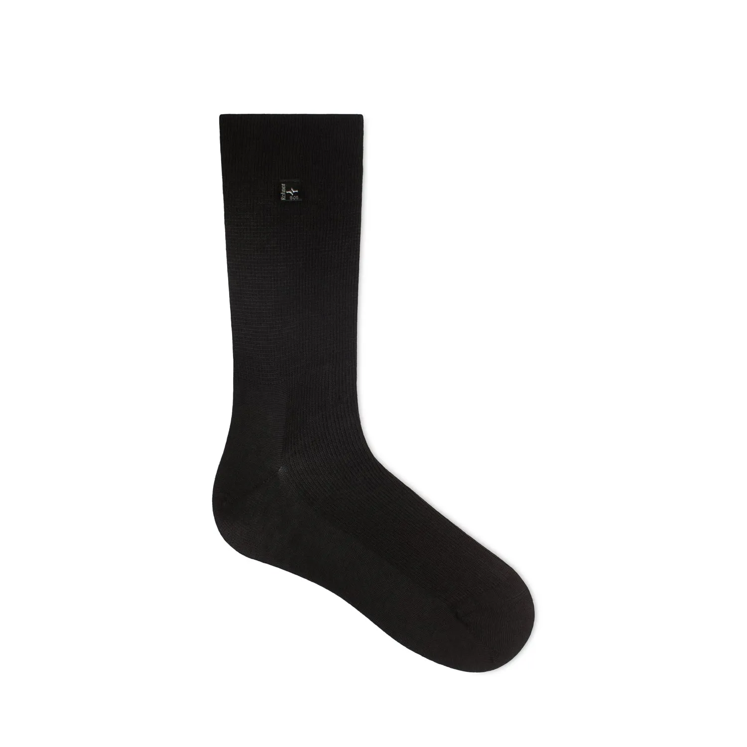 Rohner Diabetic Cotton Wide sokker svart uten stram strikk