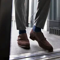 London Sock Company Dash of Class Navy sokker 6-pak blå