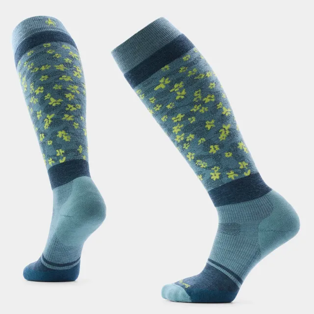 Smartwool Snowboard Wild Blossom OTC sokker Dusty Teal lette