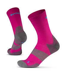 Gococo Technical Cushion High Wool løpesokker fuchsia 35-38 ull