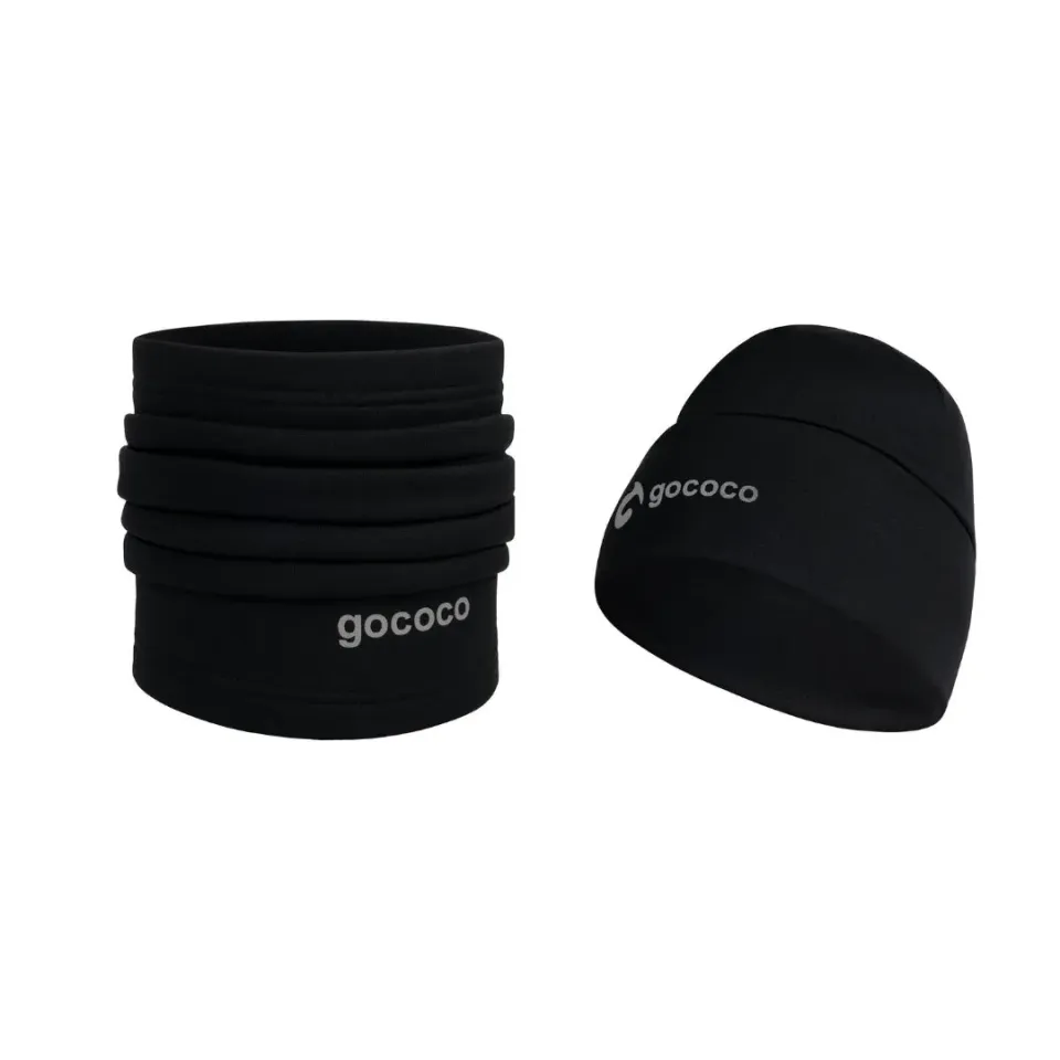 Gococo Powerstretch lue og hals sett svart varm