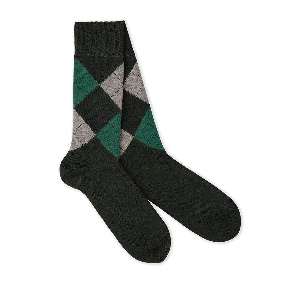 London Sock Company Highland Argyle sokker ruter bomull