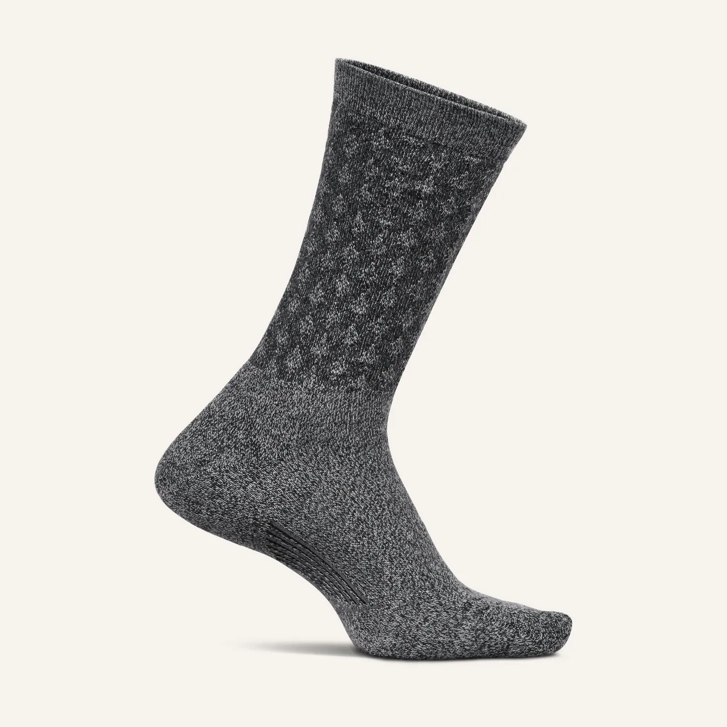 Feetures Everyday Max Cushion Crew sokker plush taupe