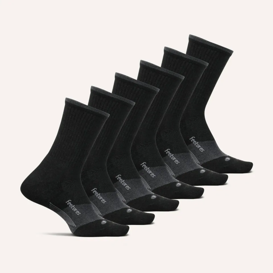 Feetures Trail Max Cushion Mini Crew sokker 6-pk tykke