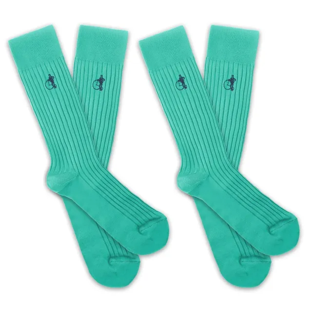 London Sock Company Simply Sartorial Aqua sokker 2-par