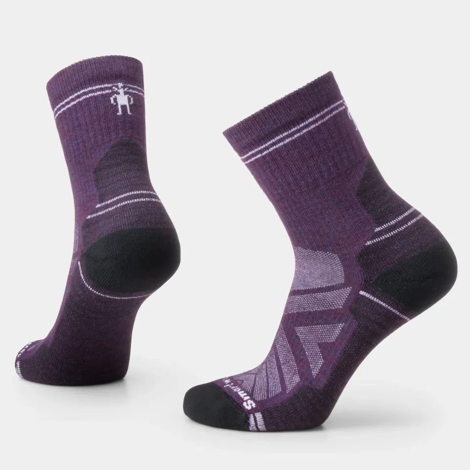 Smartwool Hike Mid Crew tursokker lilla merinoull