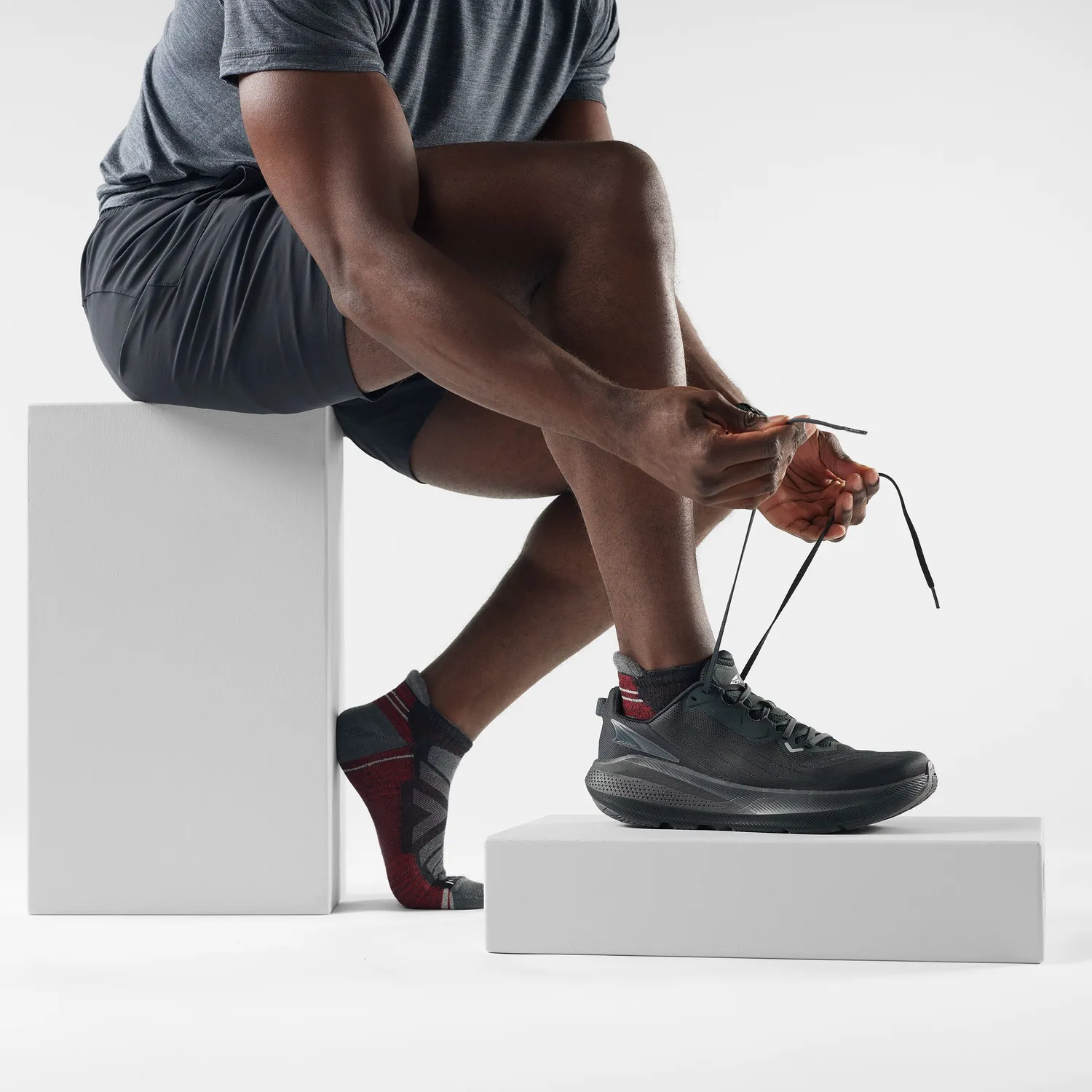 Smartwool Hike Low Ankle sokker charcoal lette