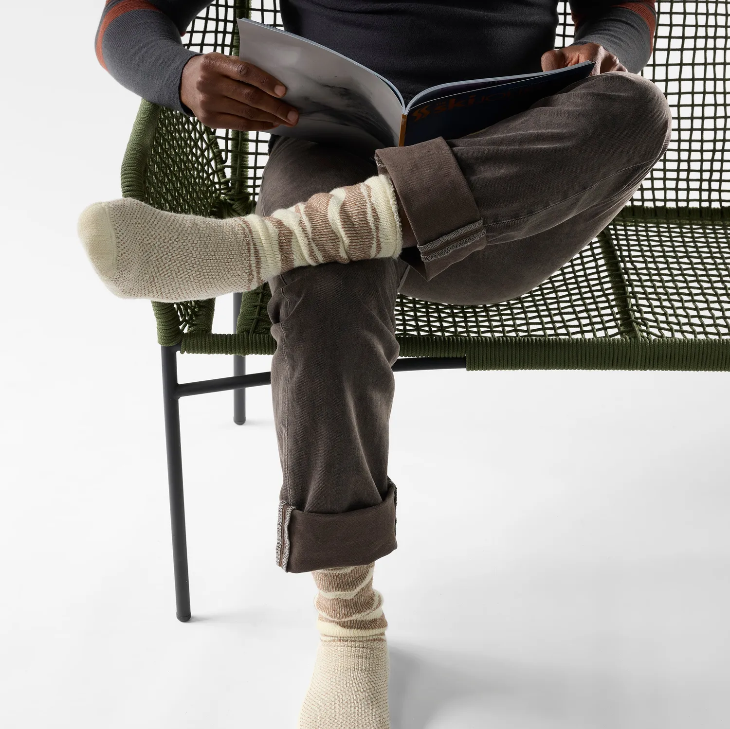 Smartwool Everyday Cozy Slipper sokker mocha merino
