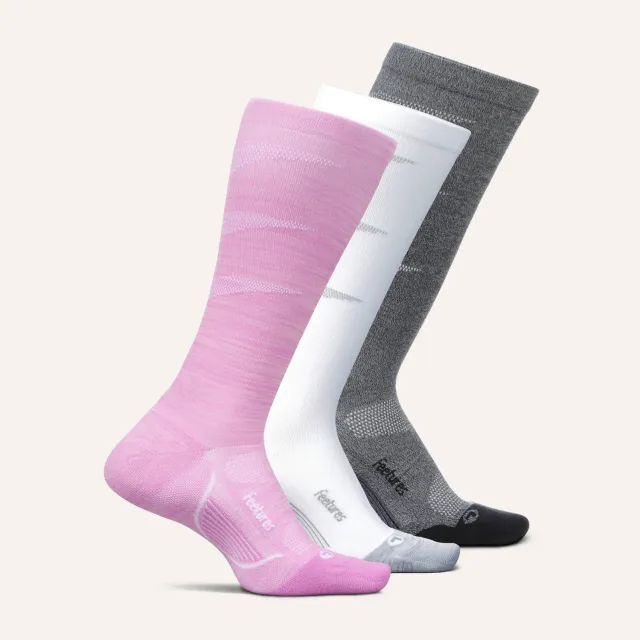 Feetures Active Graduated Compression kneestrømper 3-pk