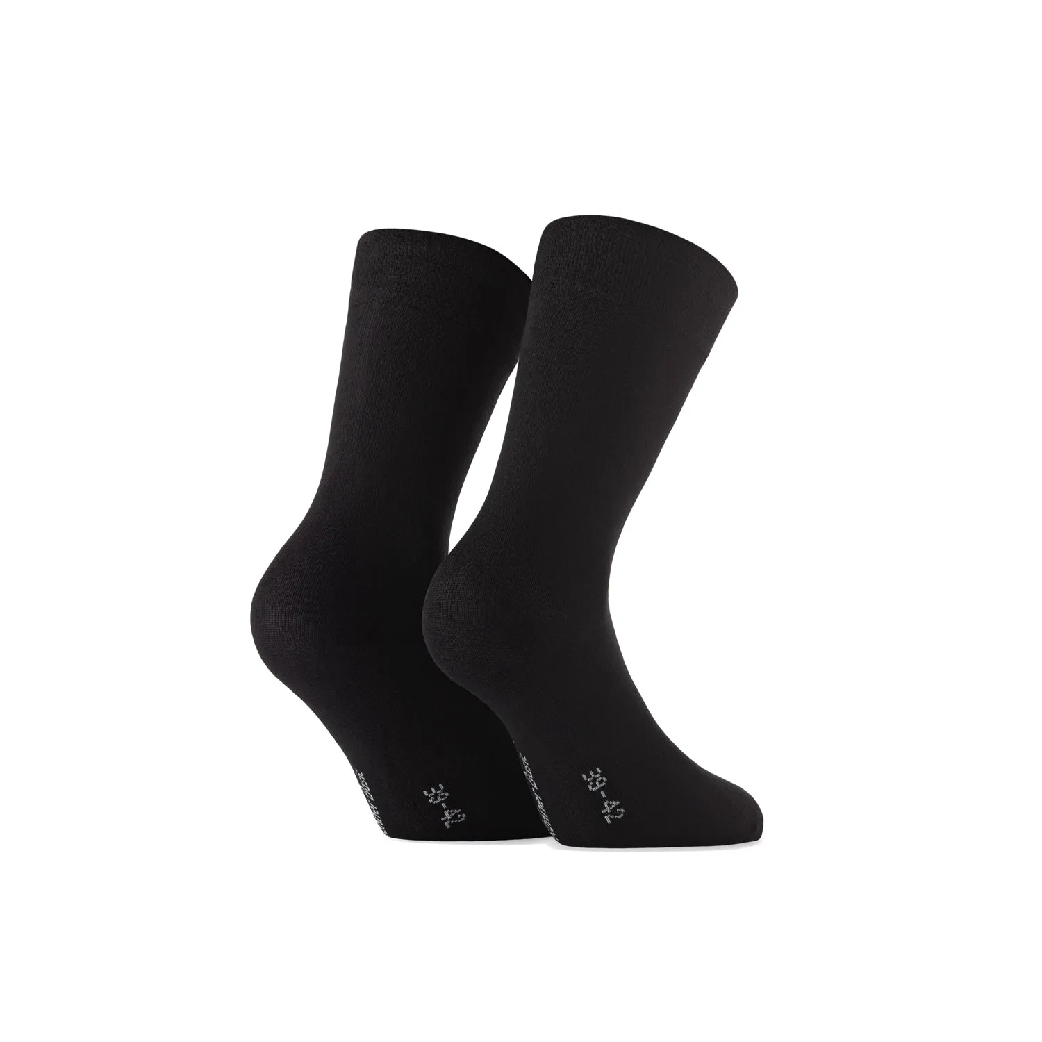 Rohner Bamboo sokker svart 39-42 6-pk myke