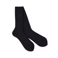 London Sock Company Simply Merino sokker merinoull ribbestrikk