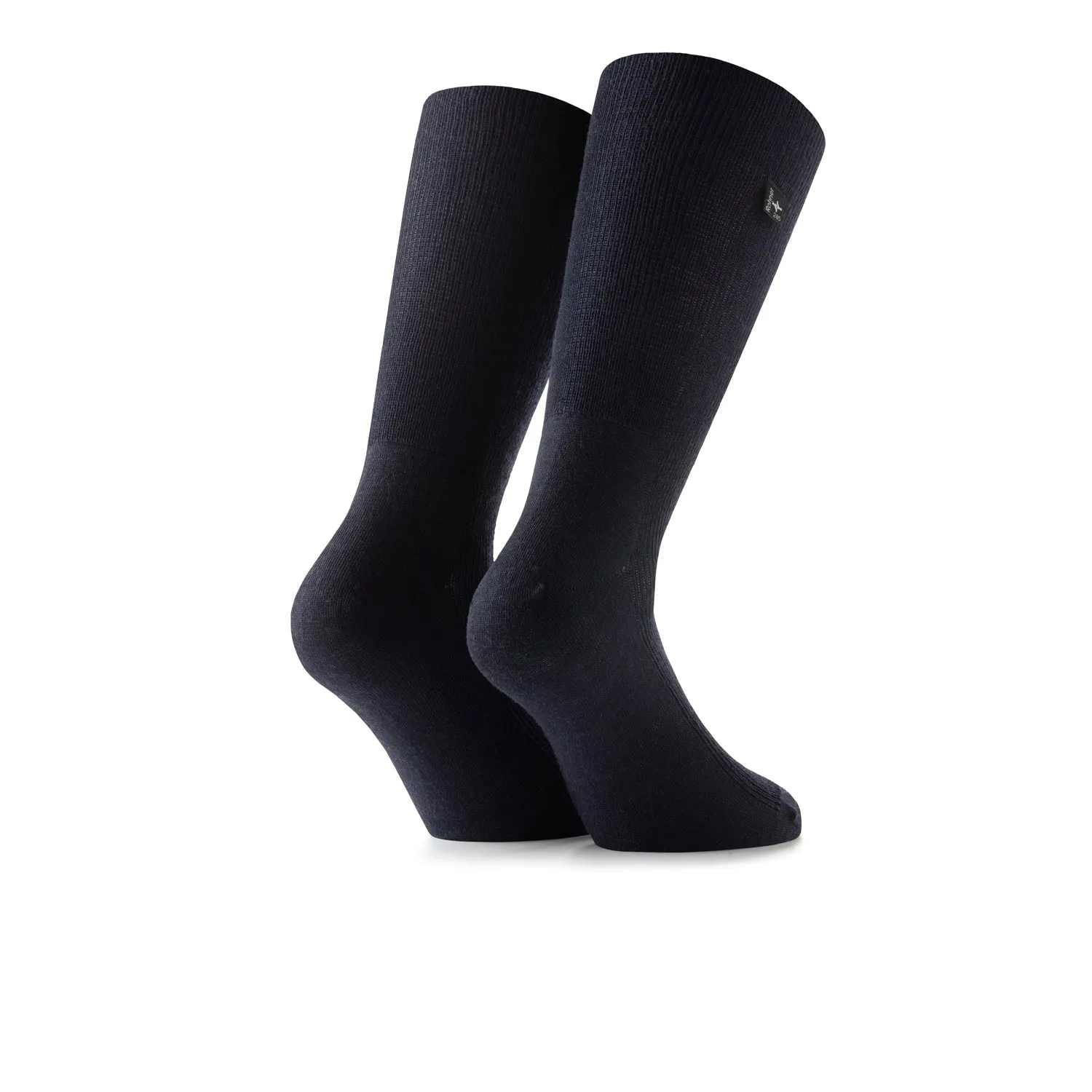 Rohner Diabetic Wool Socks Wide diabetessokker svart