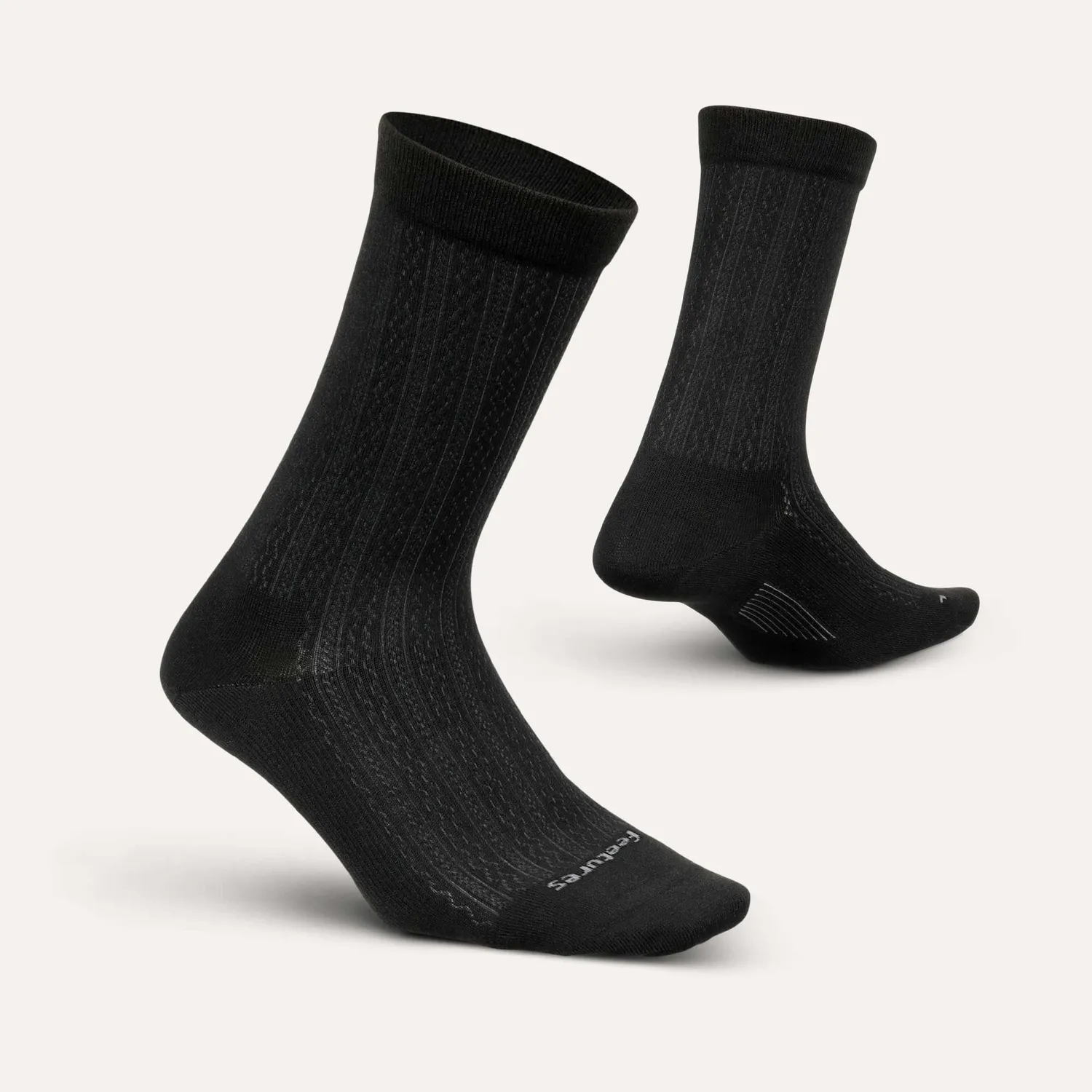 Feetures Everyday Ultra Light Crew sokker svart tynn