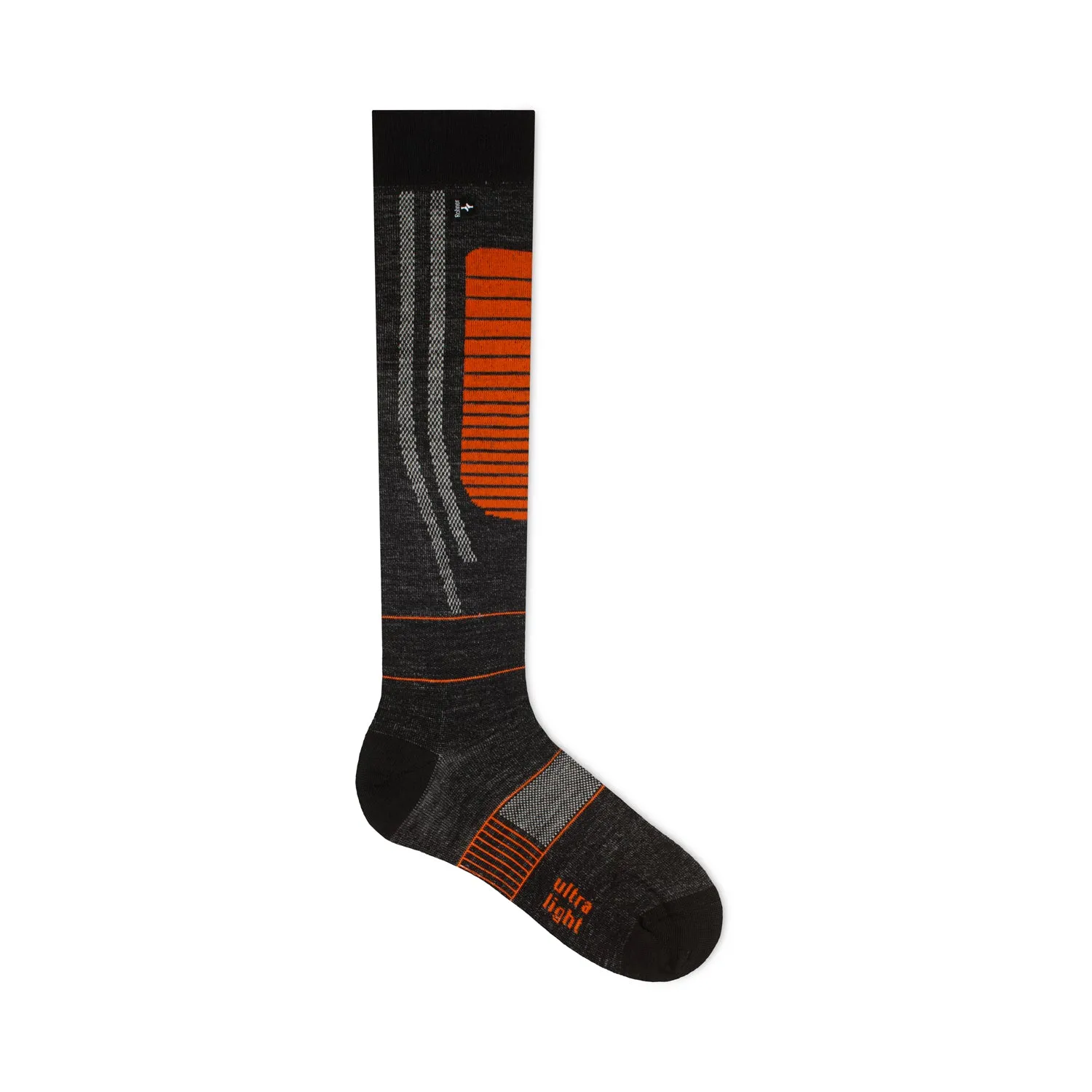 Rohner Ultra Light skisokker sort 39-41 tynne