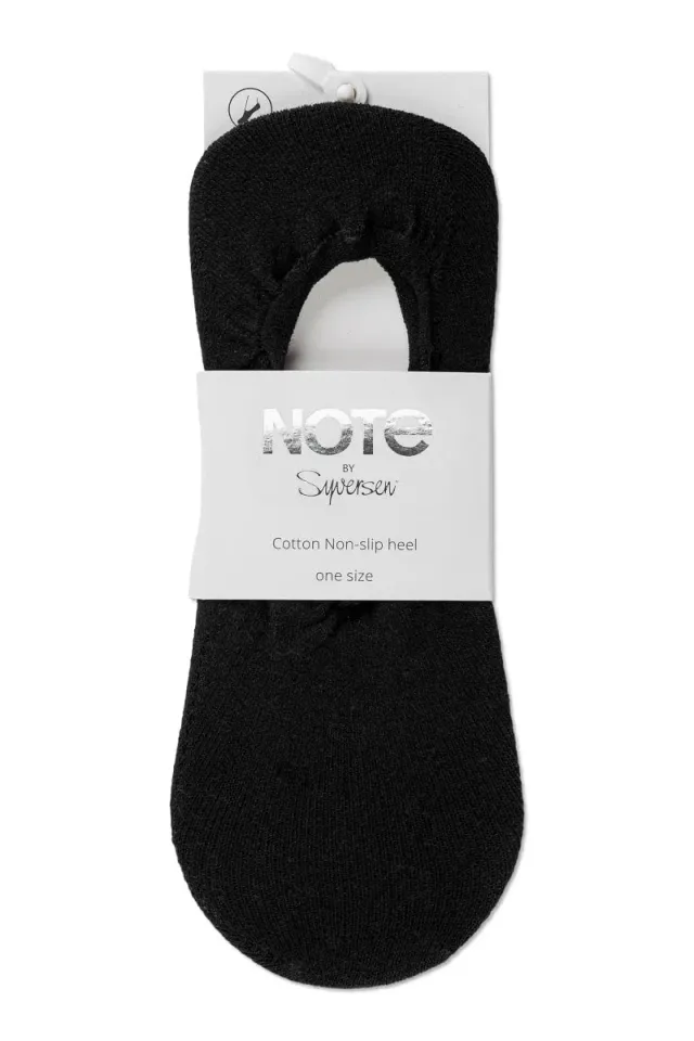 Note By Syversen Cotton Steps liner svart 2-pk bomull