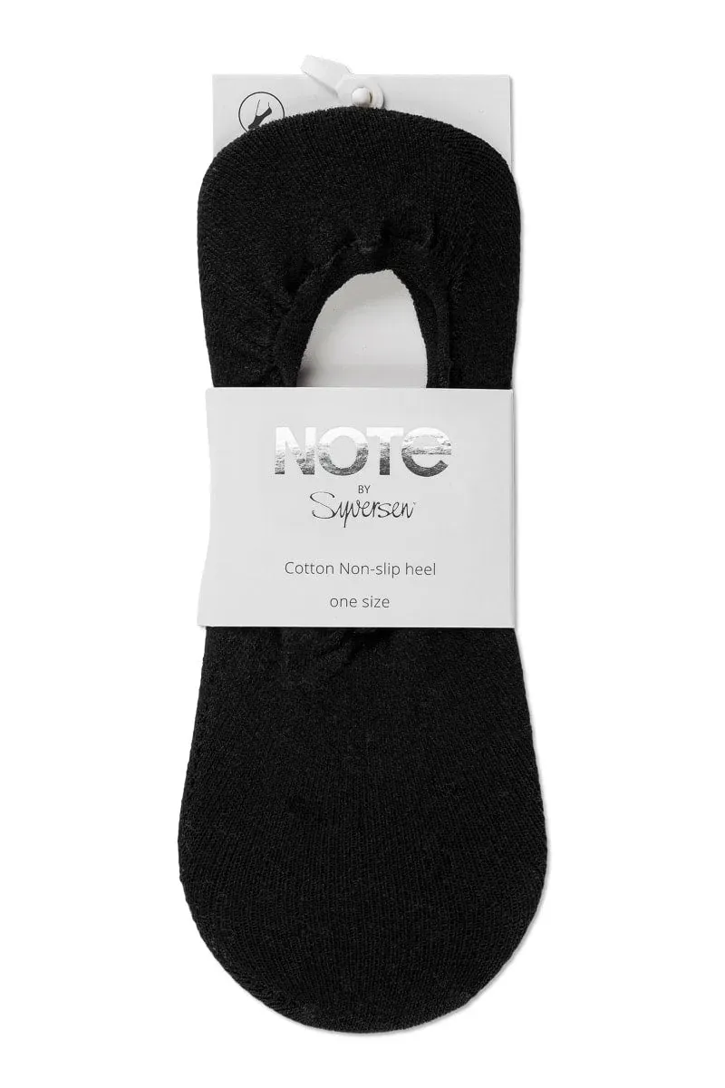Note By Syversen Cotton Steps liner svart 2-pk bomull