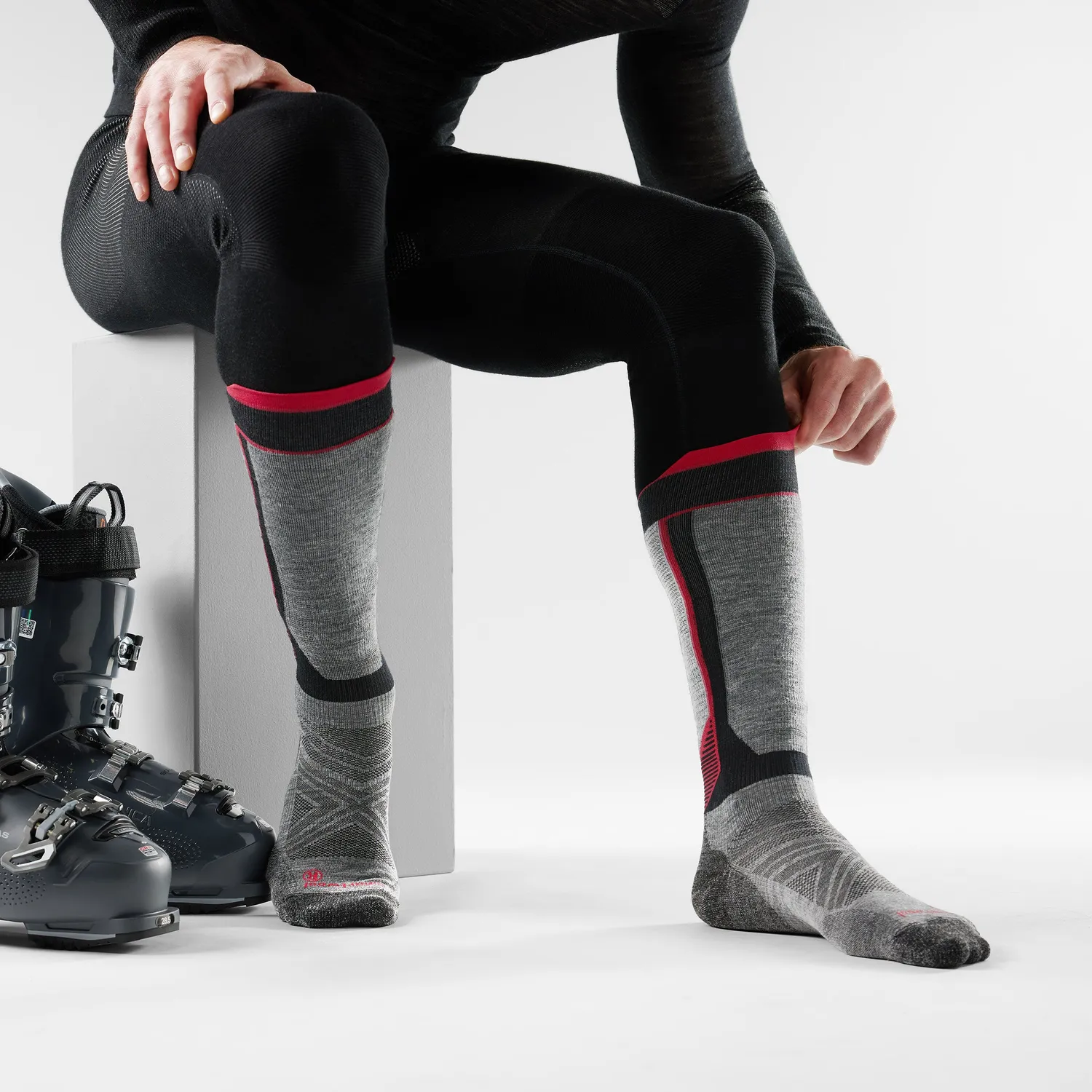 Smartwool Intraknit Ski OTC skisokker Black ull