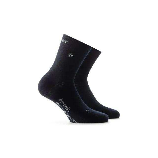 Rohner Dynamic Merino Quarter l/r tursokker svart