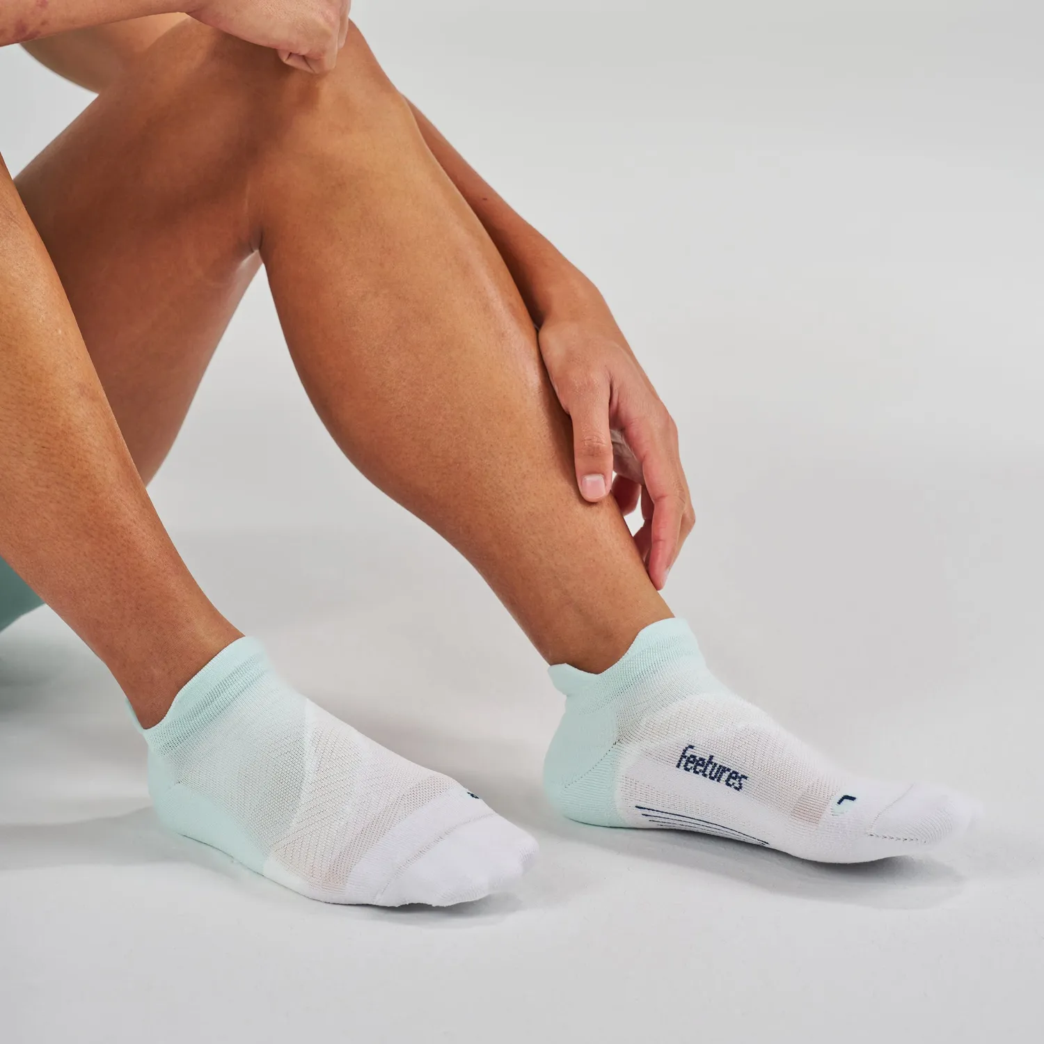 Feetures Elite Light Cushion Tab sokker arctic blue
