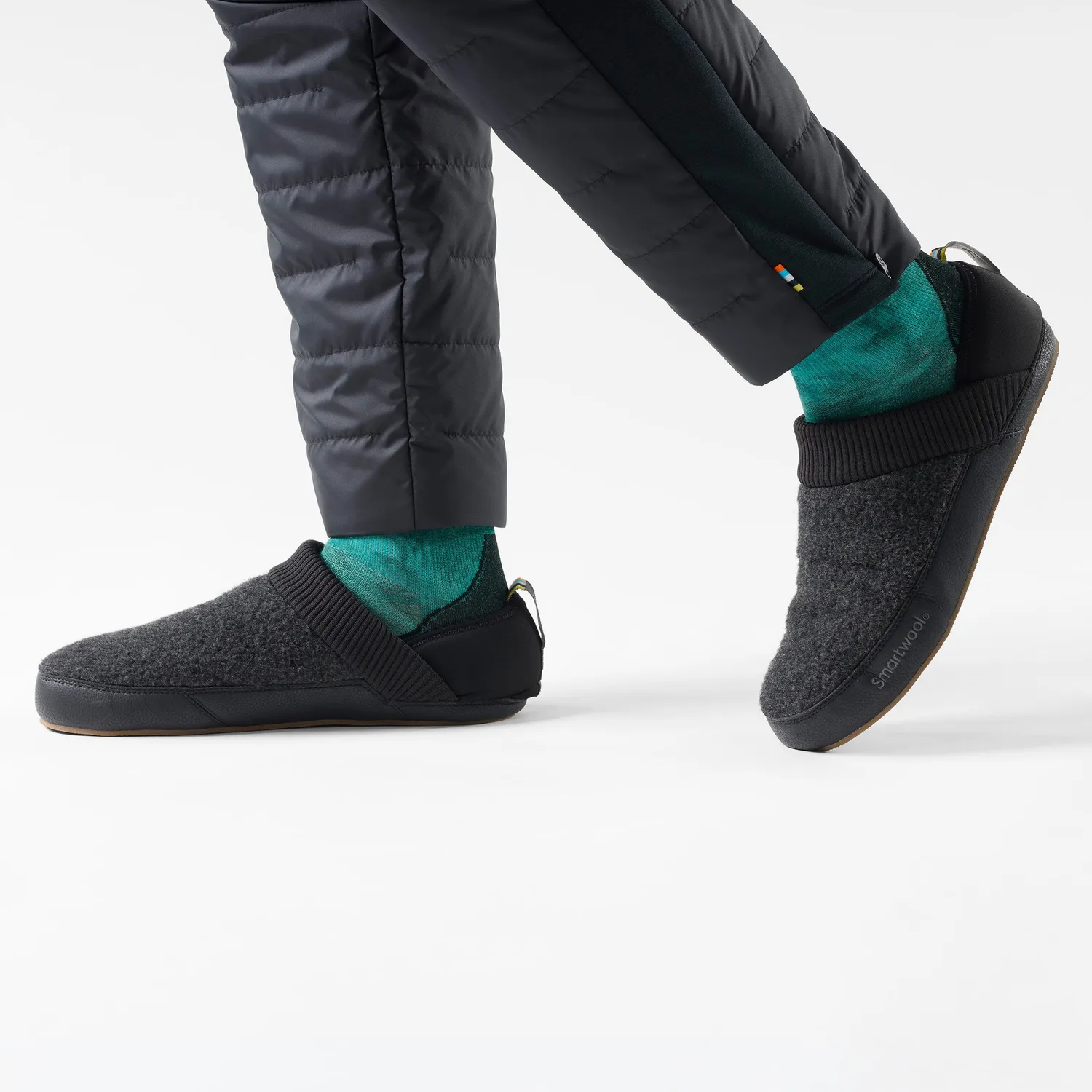 Smartwool Cabin Mule tøfler kullgrå ull