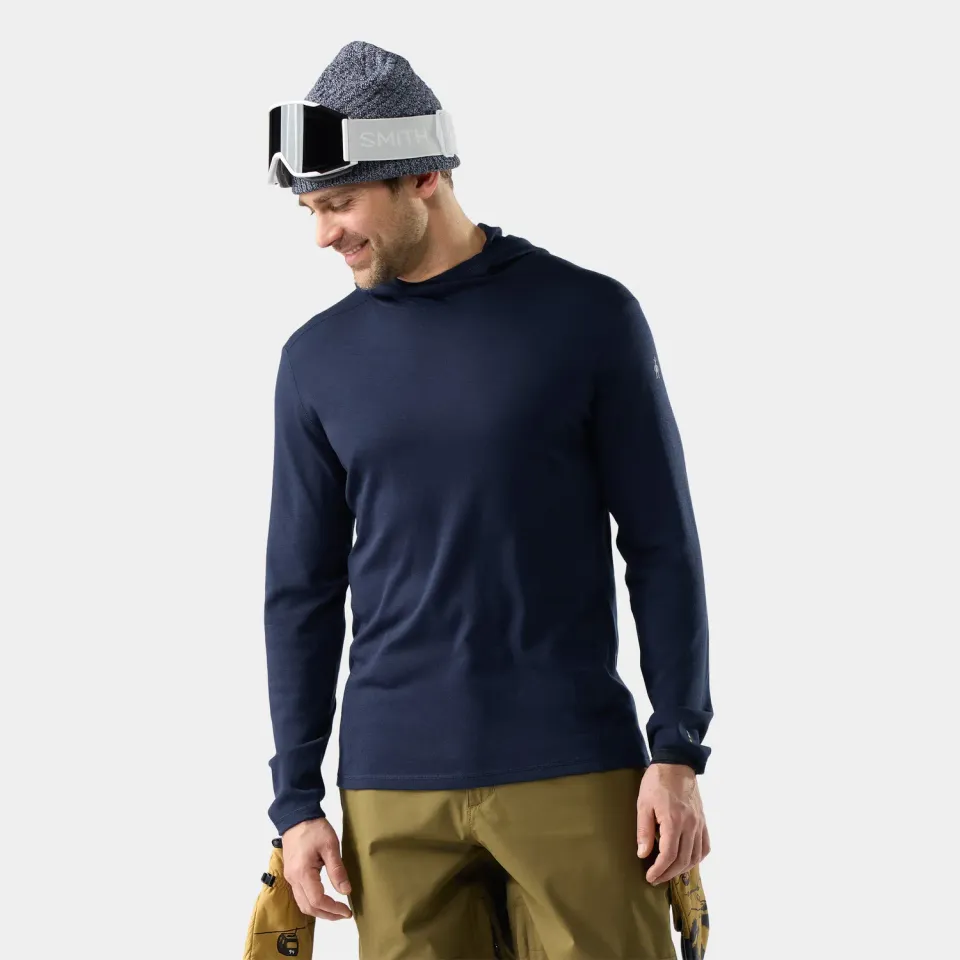 Smartwool Classic Thermal Base Layer hoodie deep navy
