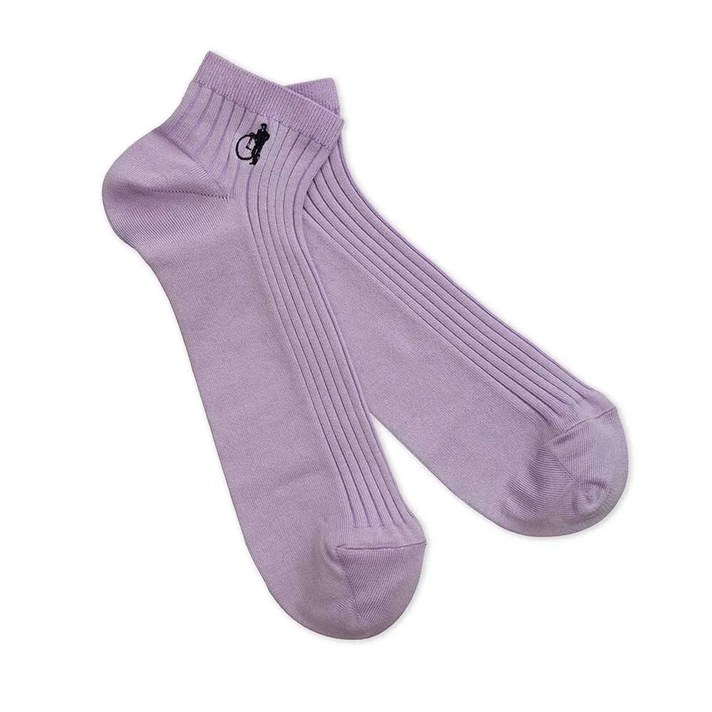 London Sock Company Simply Trainer Lavender ankelsokker 3-pack lilla