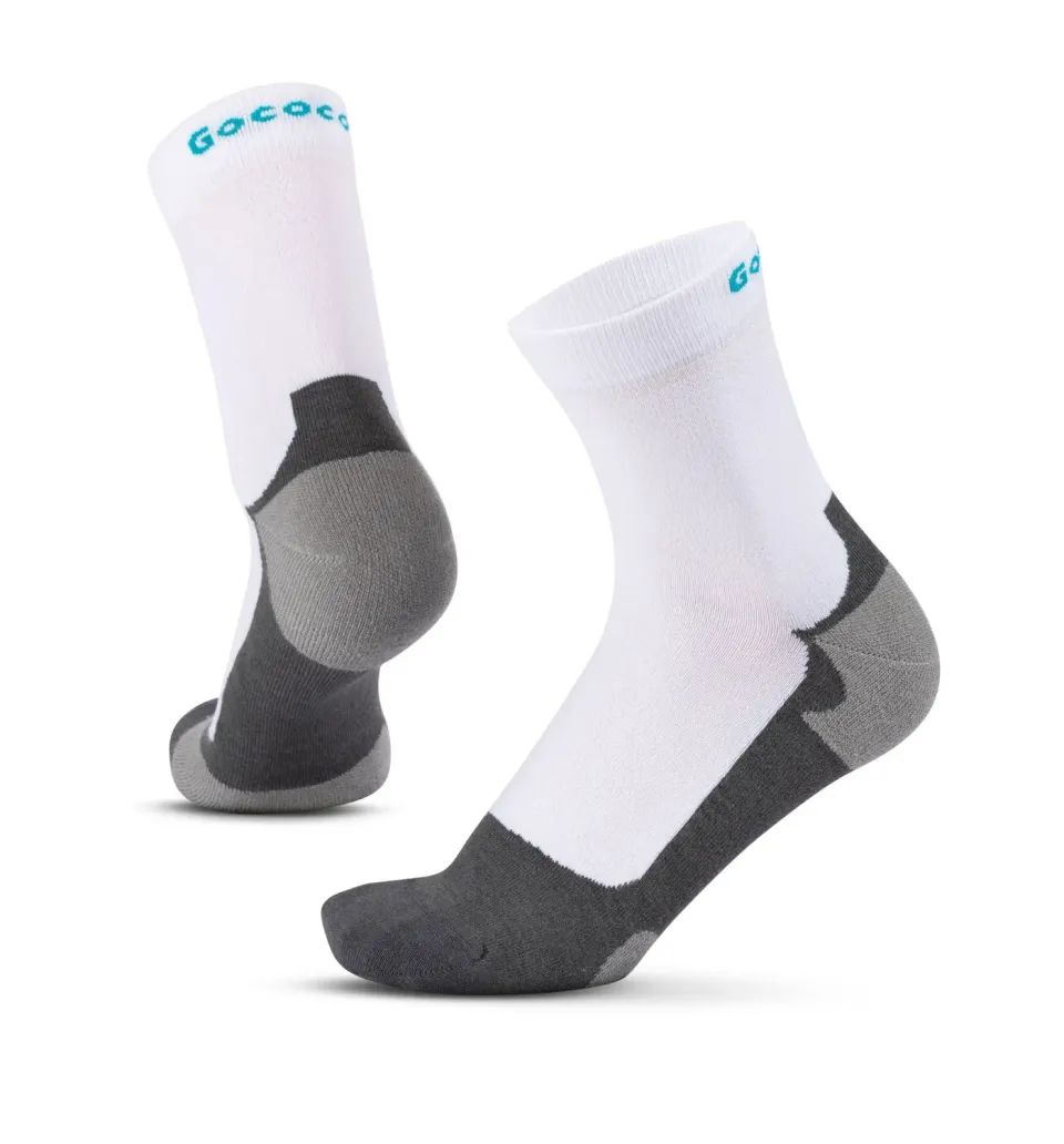 Gococo Light Sport High løpesokker hvit 39-41 tynn
