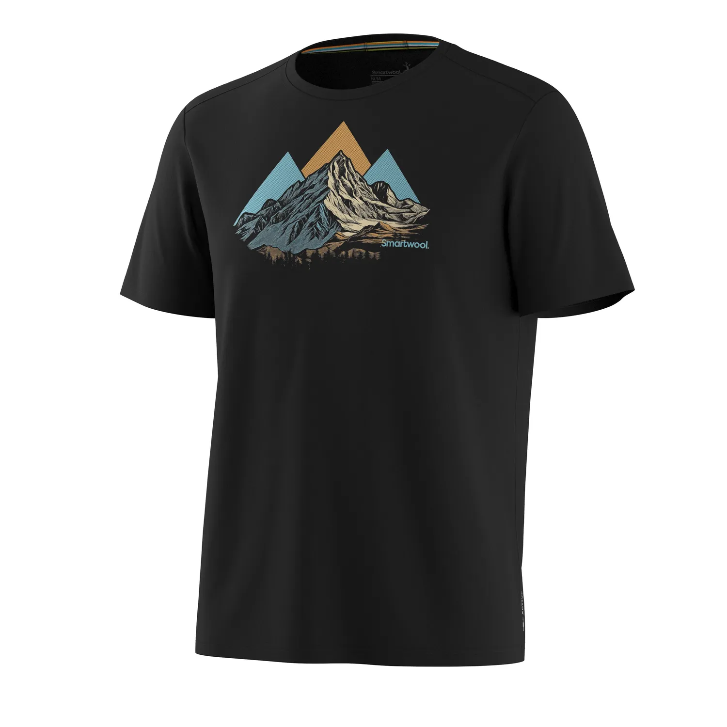 Smartwool Peak Bagger Active t-skjorte svart ull