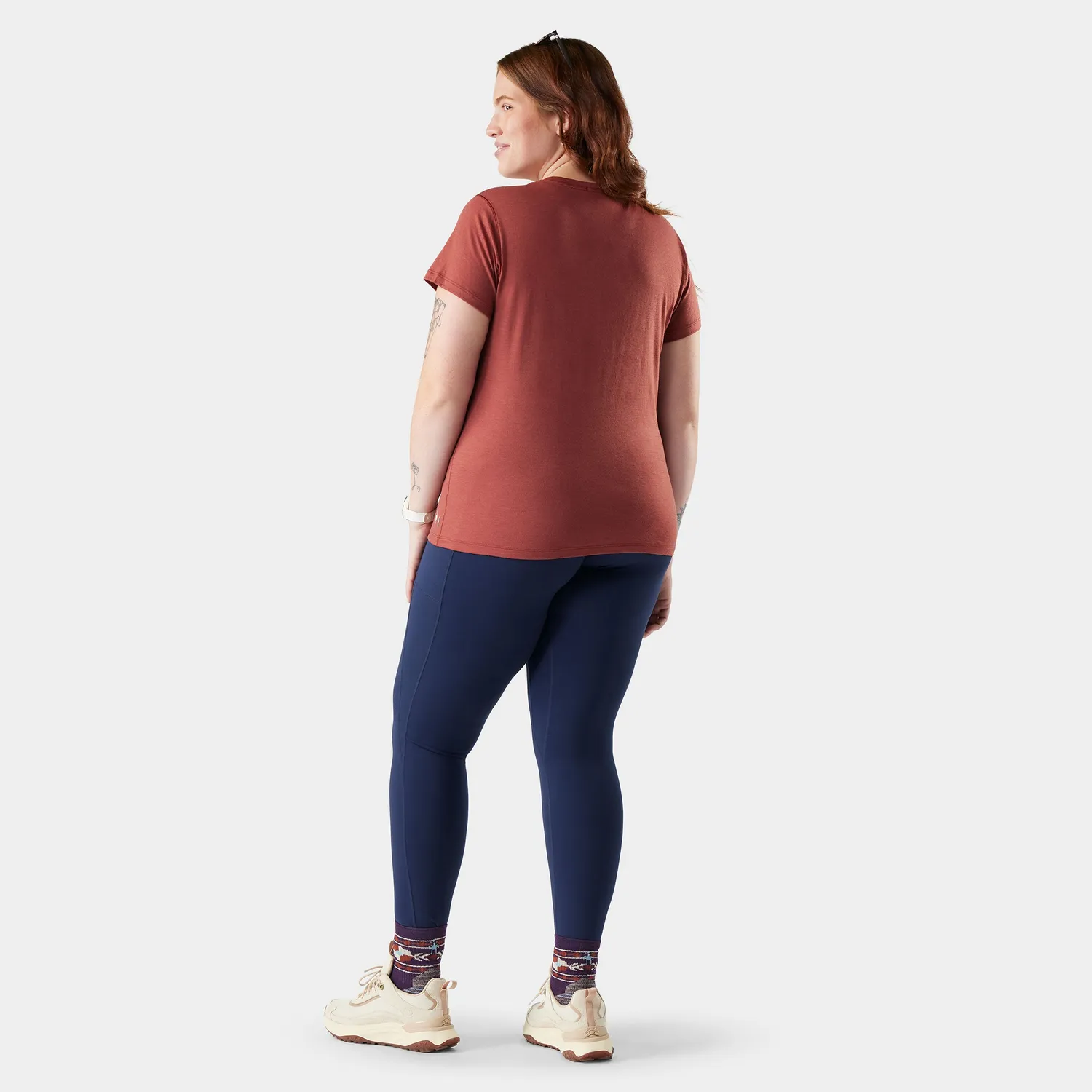 Smartwool Merino Short Sleeve Tee Plus t-skjorte Burnt Sienna ull