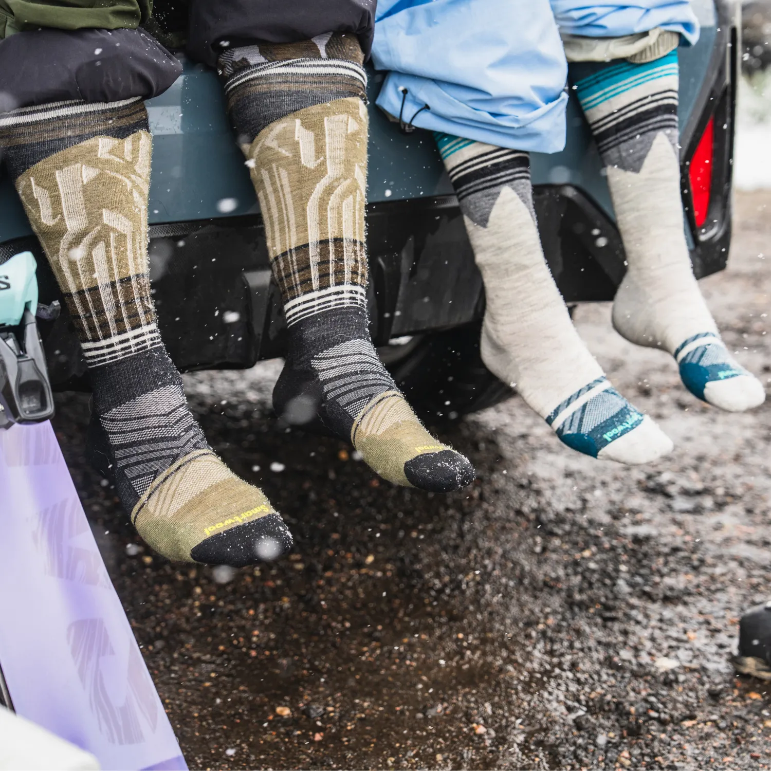 Smartwool Ski Summit Shot Over Calf skisokker Black merinoull