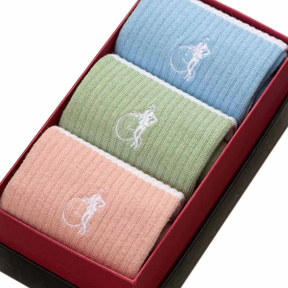 London Sock Company Retro Pastels I sokker 3-pak pastell