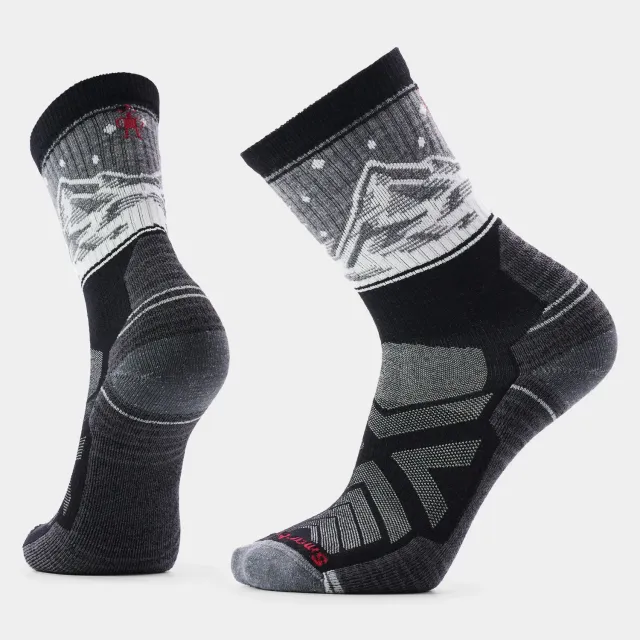 Smartwool Hike Valley View Crew sokker Black merino