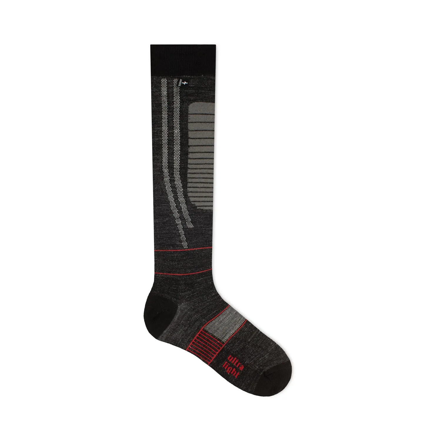 Rohner Ultra Light skisokker sort 39-41 tynne