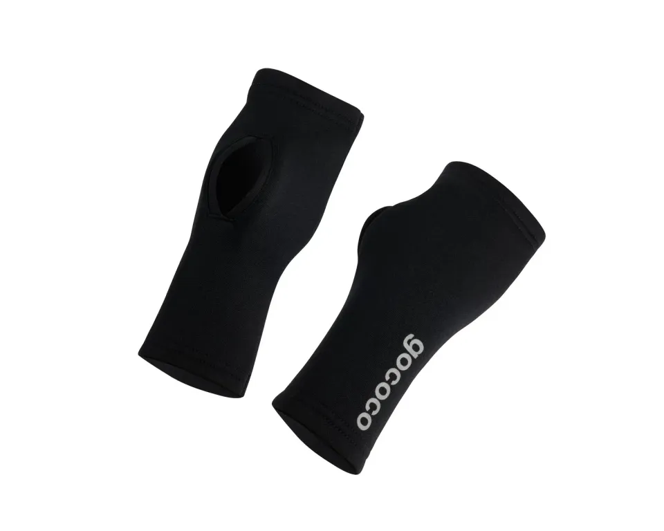 Gococo Powerstretch pulsvanter fleece svart håndledd