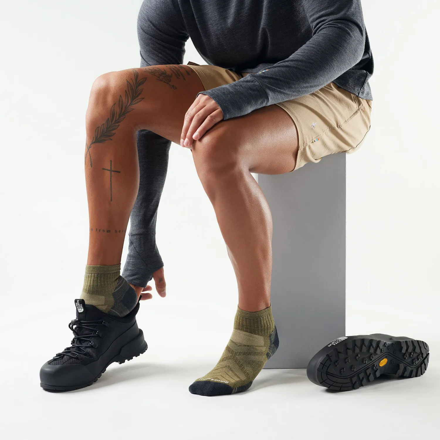 Smartwool Hike Ankle tursokker winter moss medium demping