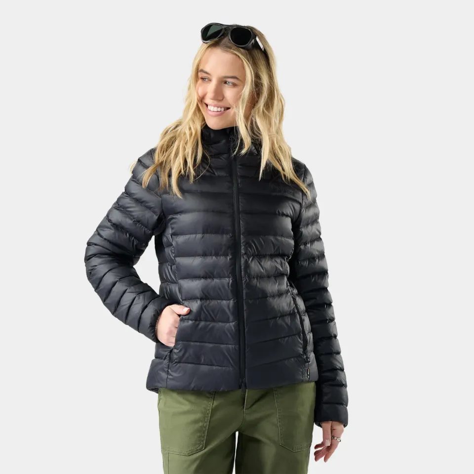 Smartwool Winterloft Hooded jakke Black dame varm
