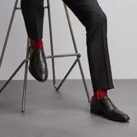 London Sock Company Ottaway Style sokker rutete bomull