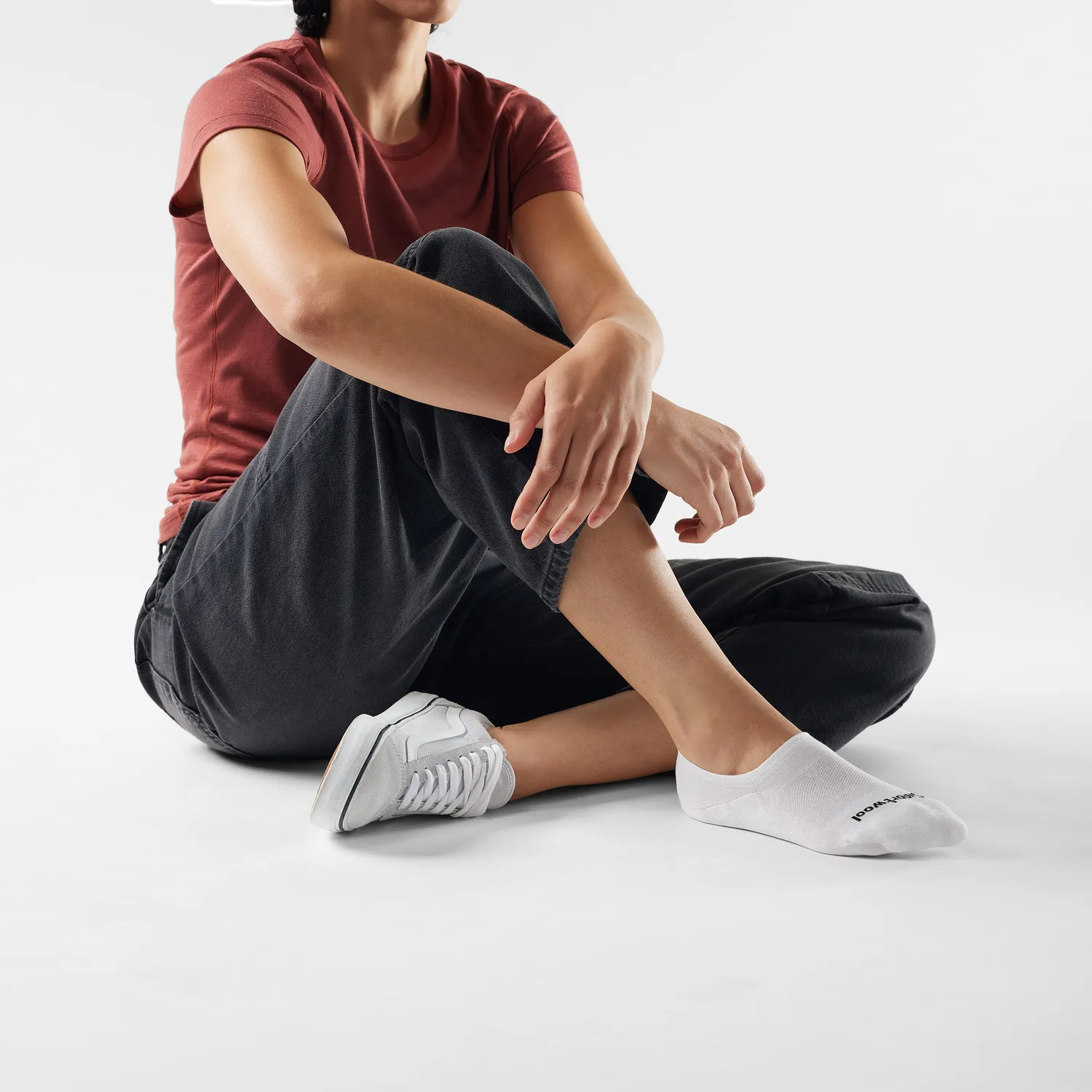 Smartwool Everyday No Show sokker hvit merinoull