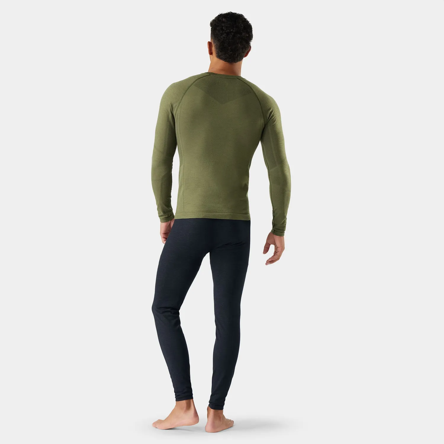 Smartwool Intraknit All-Season Crew trøye Winter Moss trening
