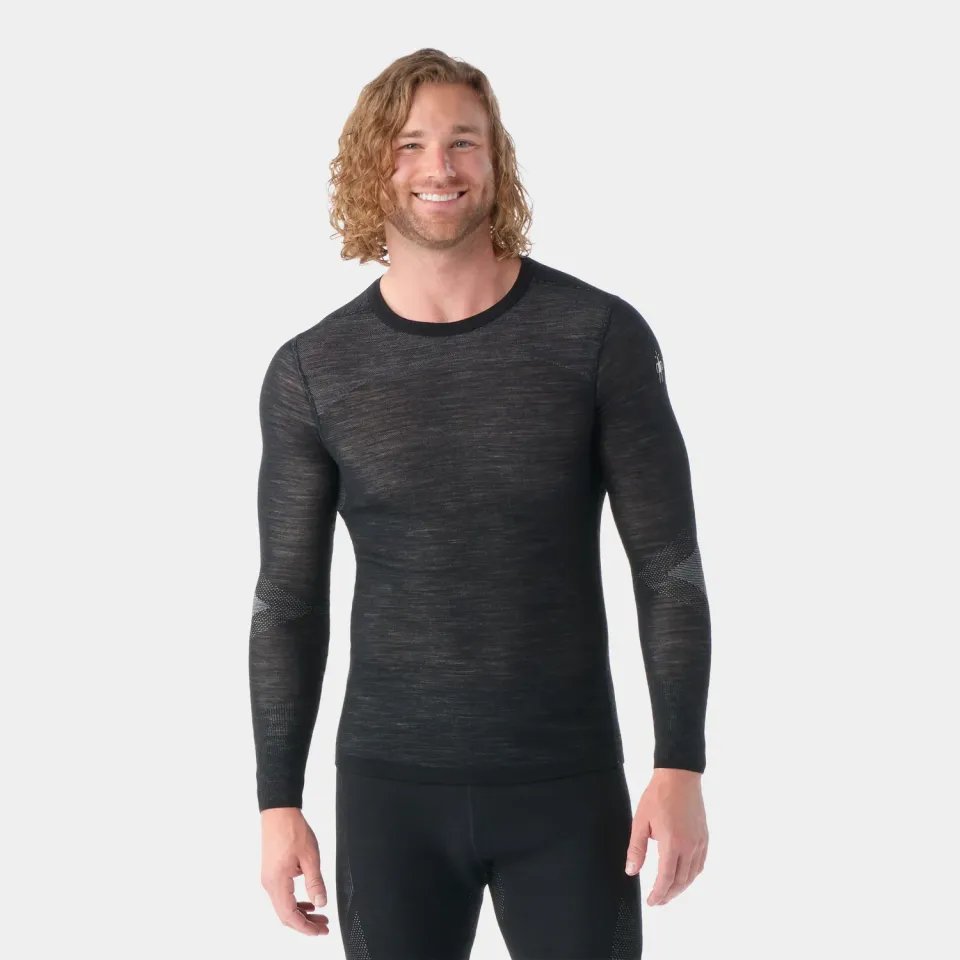 Smartwool Intraknit Thermal Merino undertrøye Black-White ull