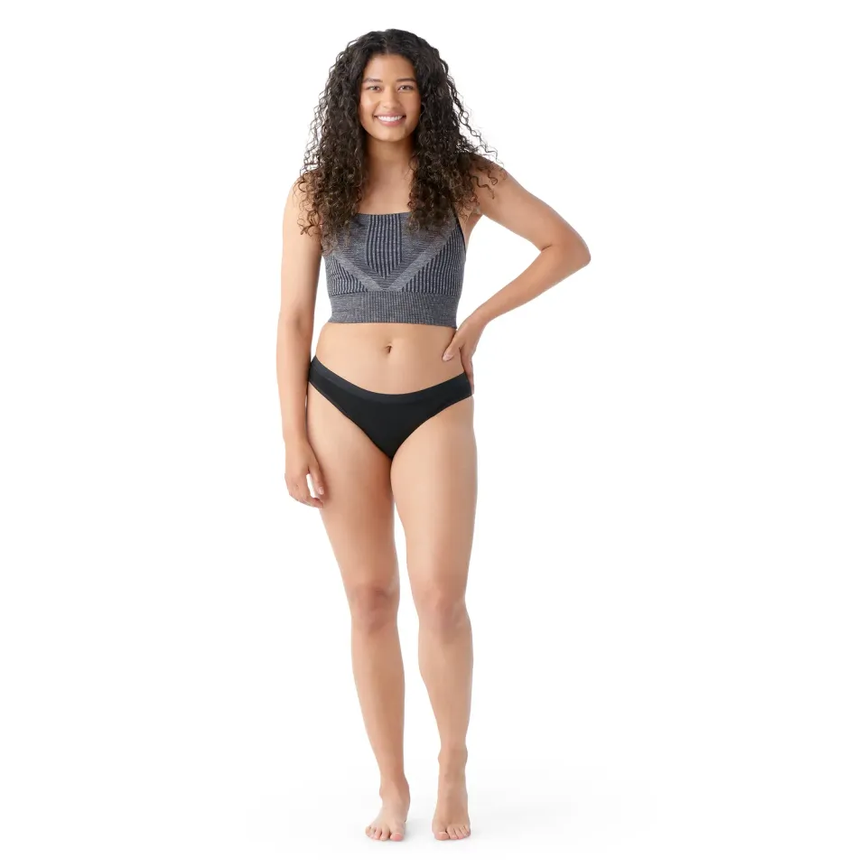 Smartwool Merino Bikini truse Black luktfri dame