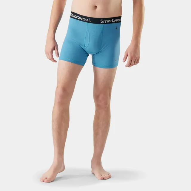Smartwool Merino Boxer Herre Mineral Blue Ull