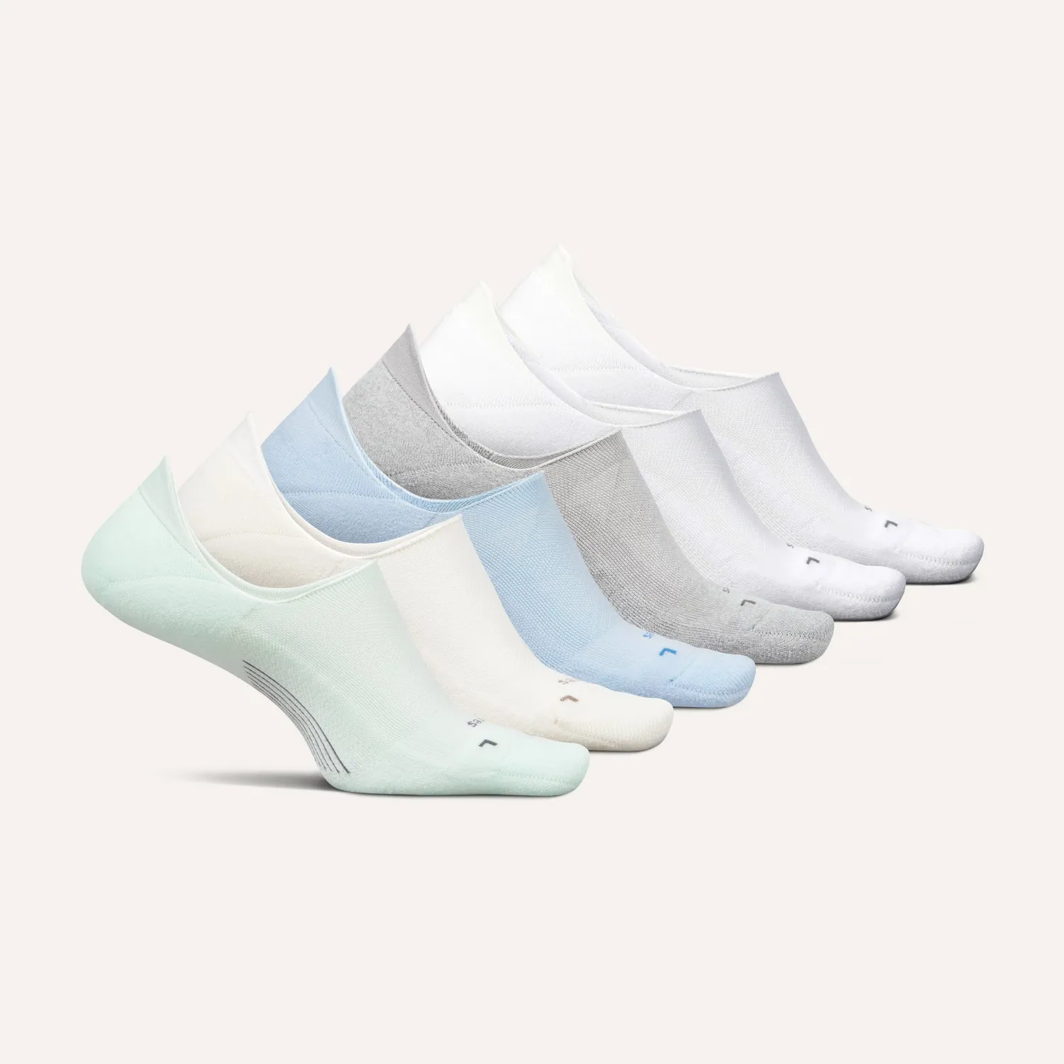 Feetures Elite Light Cushion Invisible sokker 6-pack tynn