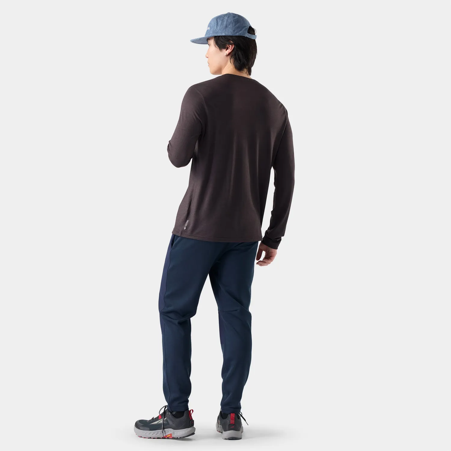 Smartwool First Chair Pursuit Active t-skjorte mink heather merino