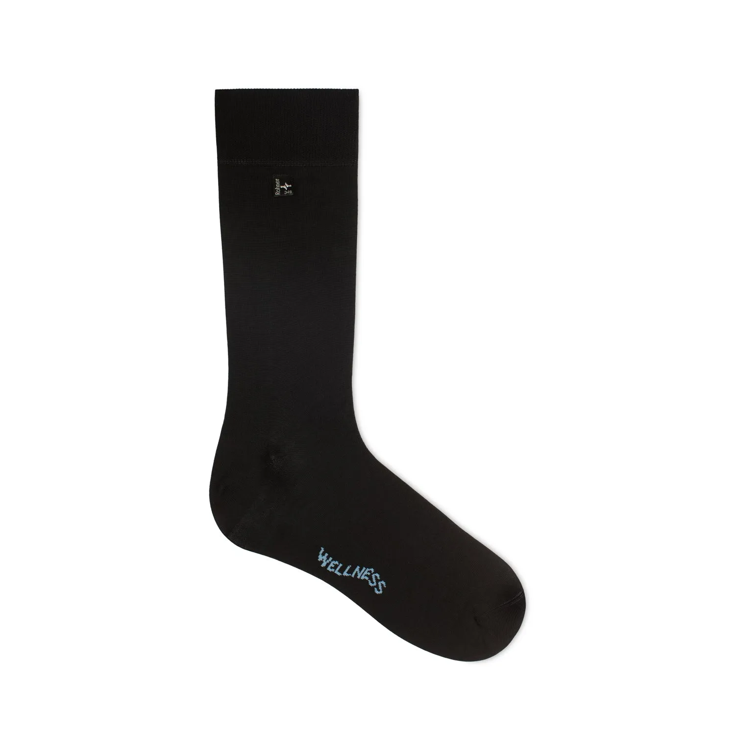 Rohner Casual herresokker svart bomull 39-46